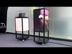 Videoanzeige mit LED-Theke